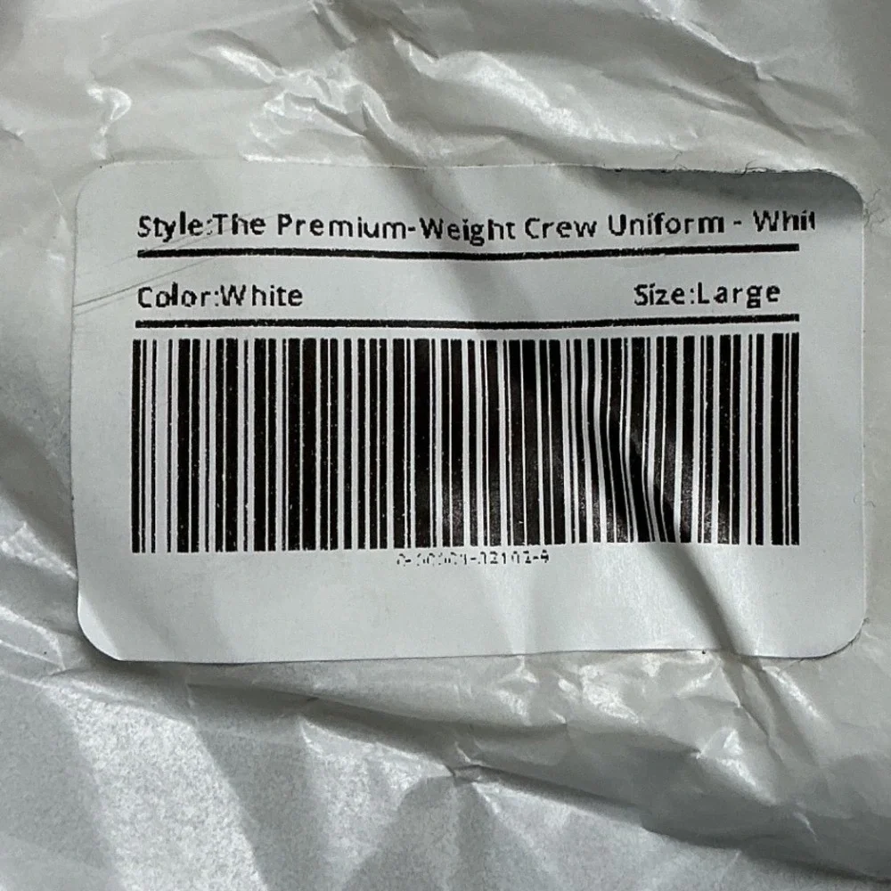 Everlane Premium-Weight Crew Uniform White Large New With Tags - Picture 4 of 5